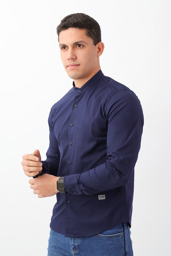 Camisa hombre azul